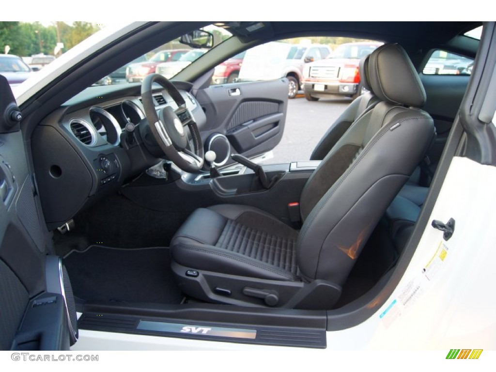 Charcoal Black/Black Interior 2012 Ford Mustang Shelby GT500 SVT Performance Package Coupe Photo #53092970