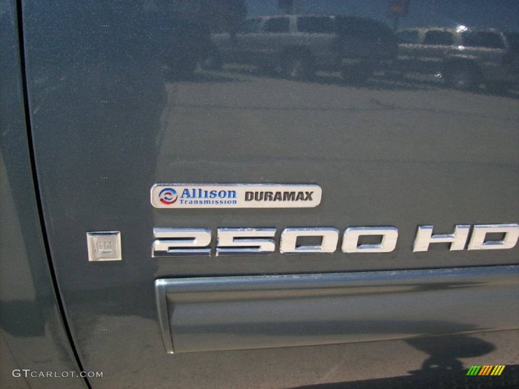 2007 Sierra 2500HD SLE Crew Cab 4x4 - Stealth Gray Metallic / Ebony Black photo #7