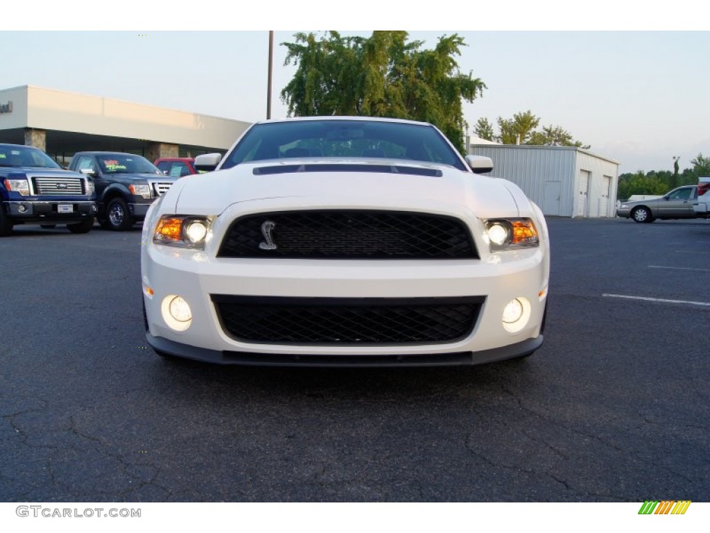 Performance White 2012 Ford Mustang Shelby GT500 SVT Performance Package Coupe Exterior Photo #53093474