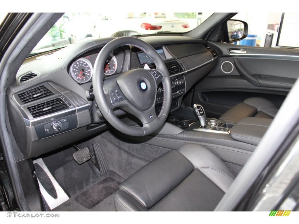 Black Interior 2010 BMW X5 M Standard X5 M Model Photo #53094140
