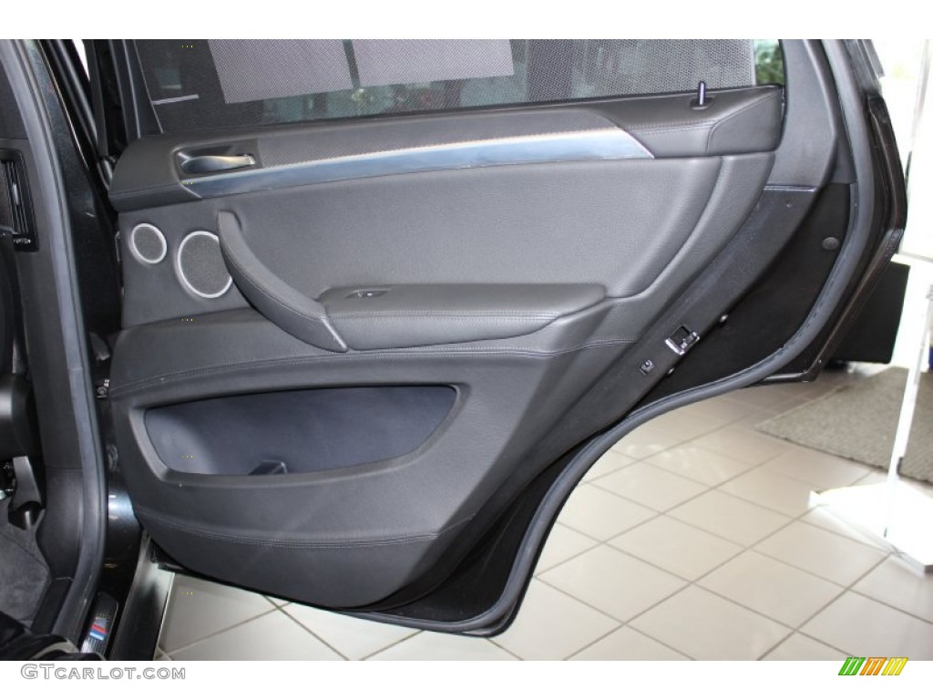 2010 BMW X5 M Standard X5 M Model Black Door Panel Photo #53094302