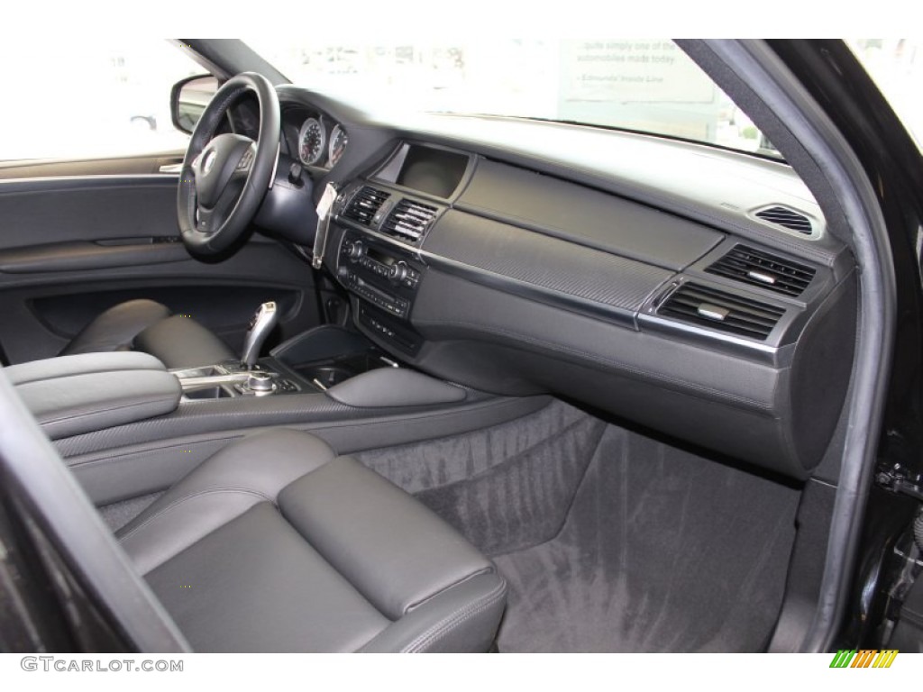 2010 BMW X5 M Standard X5 M Model Black Dashboard Photo #53094353