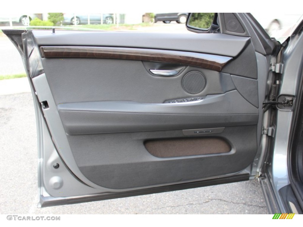 2011 BMW 5 Series 550i Gran Turismo Black Door Panel Photo #53095103