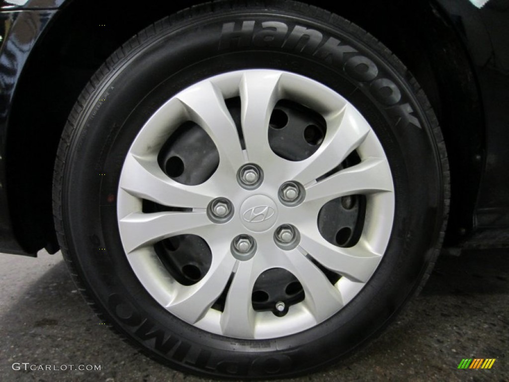 2010 Elantra GLS - Ebony Black / Gray photo #6