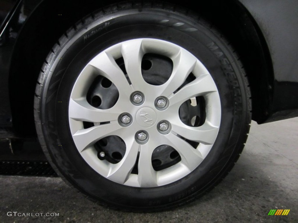 2010 Elantra GLS - Ebony Black / Gray photo #7