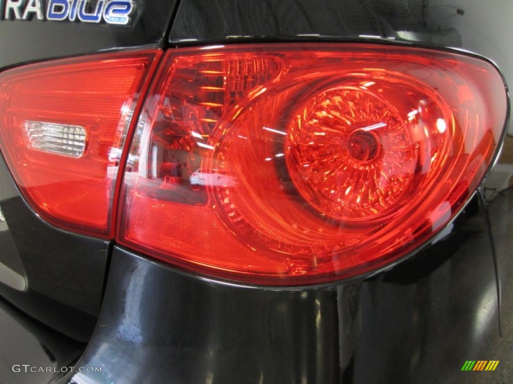 2010 Elantra GLS - Ebony Black / Gray photo #12