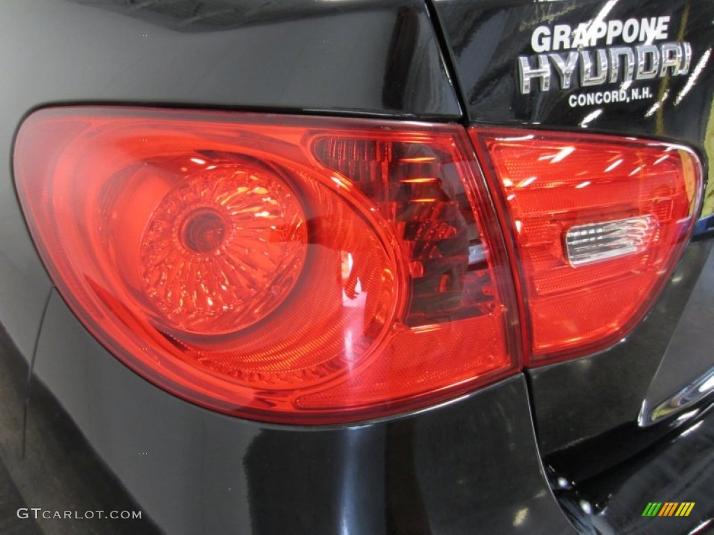 2010 Elantra GLS - Ebony Black / Gray photo #13