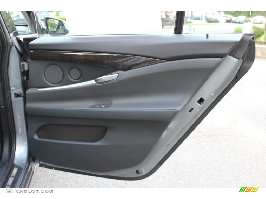 2011 BMW 5 Series 550i Gran Turismo Black Door Panel Photo #53095304