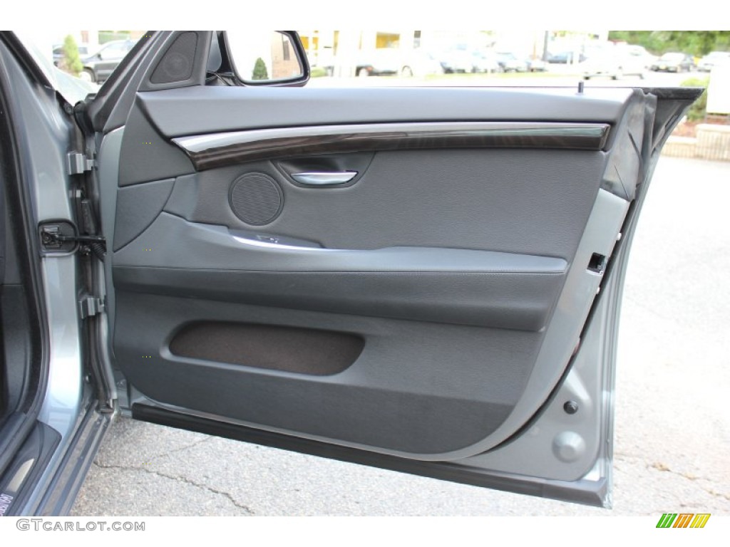 2011 BMW 5 Series 550i Gran Turismo Black Door Panel Photo #53095334