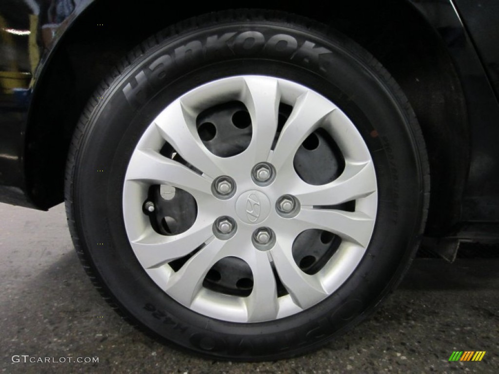 2010 Elantra GLS - Ebony Black / Gray photo #16