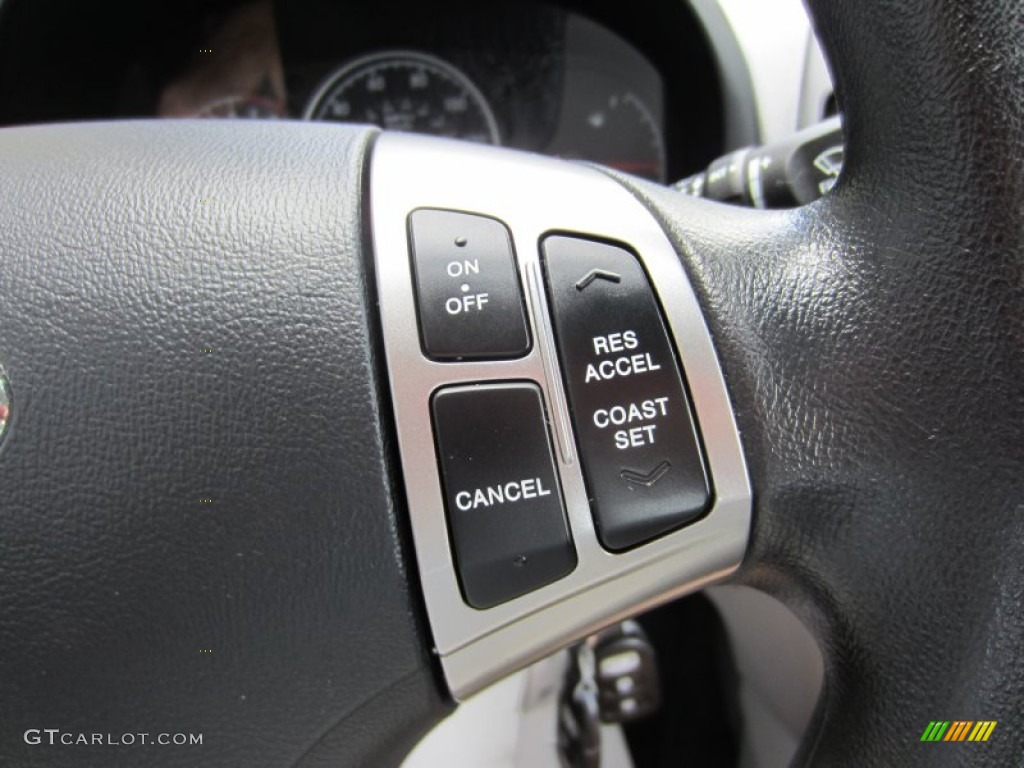 2010 Elantra GLS - Ebony Black / Gray photo #26