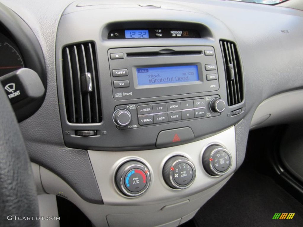 2010 Elantra GLS - Ebony Black / Gray photo #27