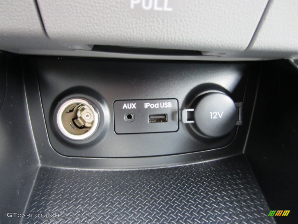 2010 Elantra GLS - Ebony Black / Gray photo #28