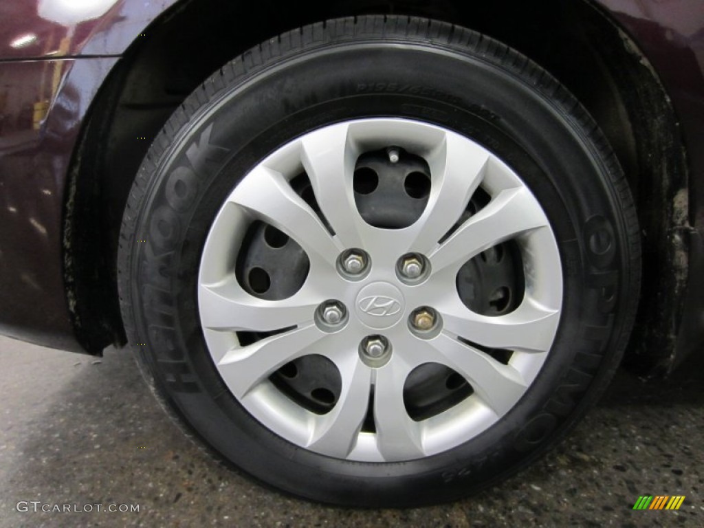 2009 Elantra GLS Sedan - Purple Rain / Beige photo #8