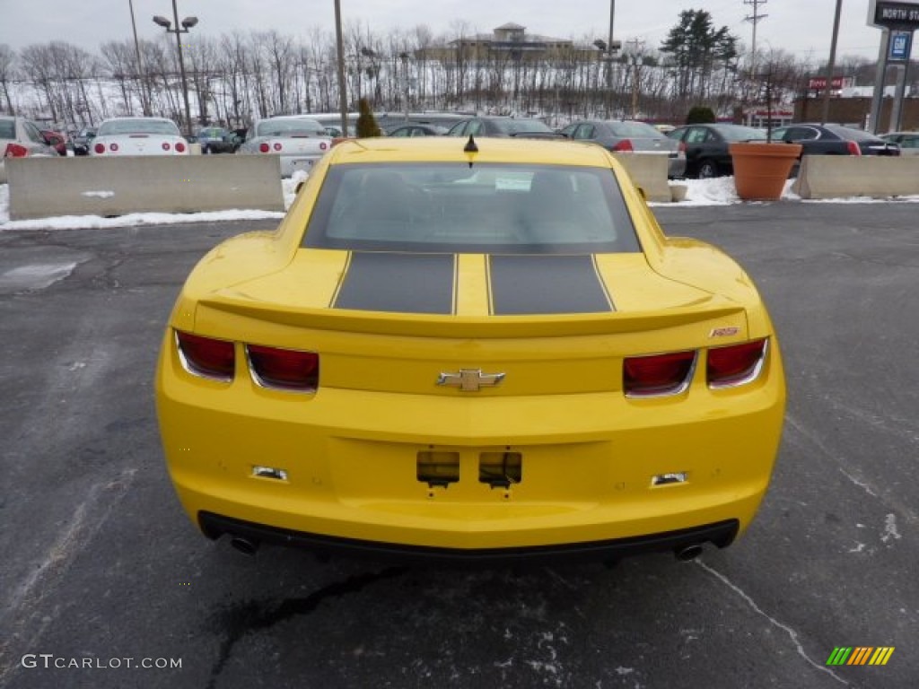 2011 Camaro LT/RS Coupe - Rally Yellow / Black photo #6