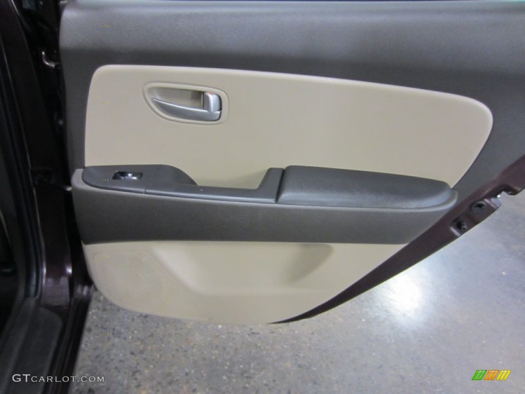 2009 Elantra GLS Sedan - Purple Rain / Beige photo #20