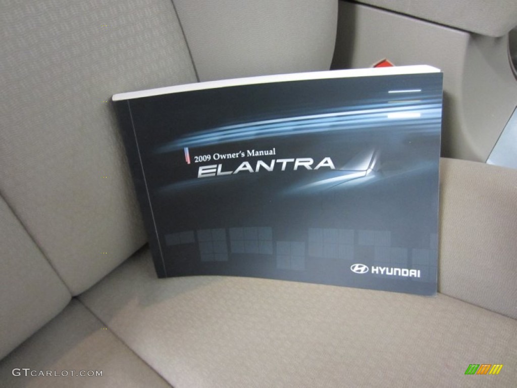 2009 Elantra GLS Sedan - Purple Rain / Beige photo #23