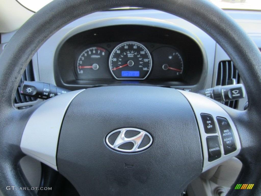 2009 Elantra GLS Sedan - Purple Rain / Beige photo #26