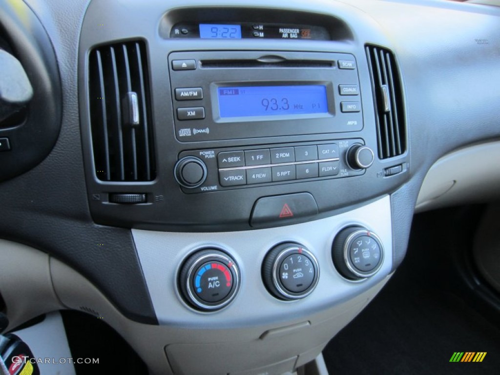 2009 Elantra GLS Sedan - Purple Rain / Beige photo #28