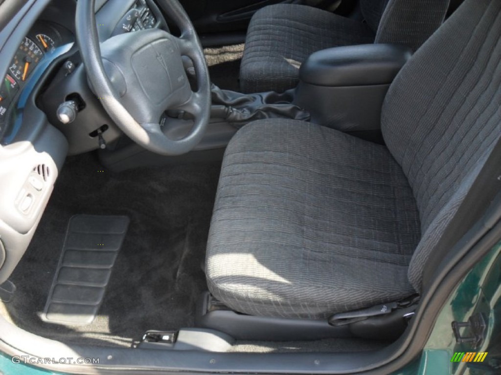 1997 Grand Am SE Sedan - Medium Green Blue Metallic / Graphite photo #7