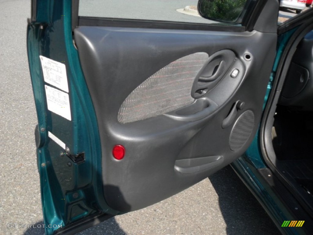 1997 Grand Am SE Sedan - Medium Green Blue Metallic / Graphite photo #8
