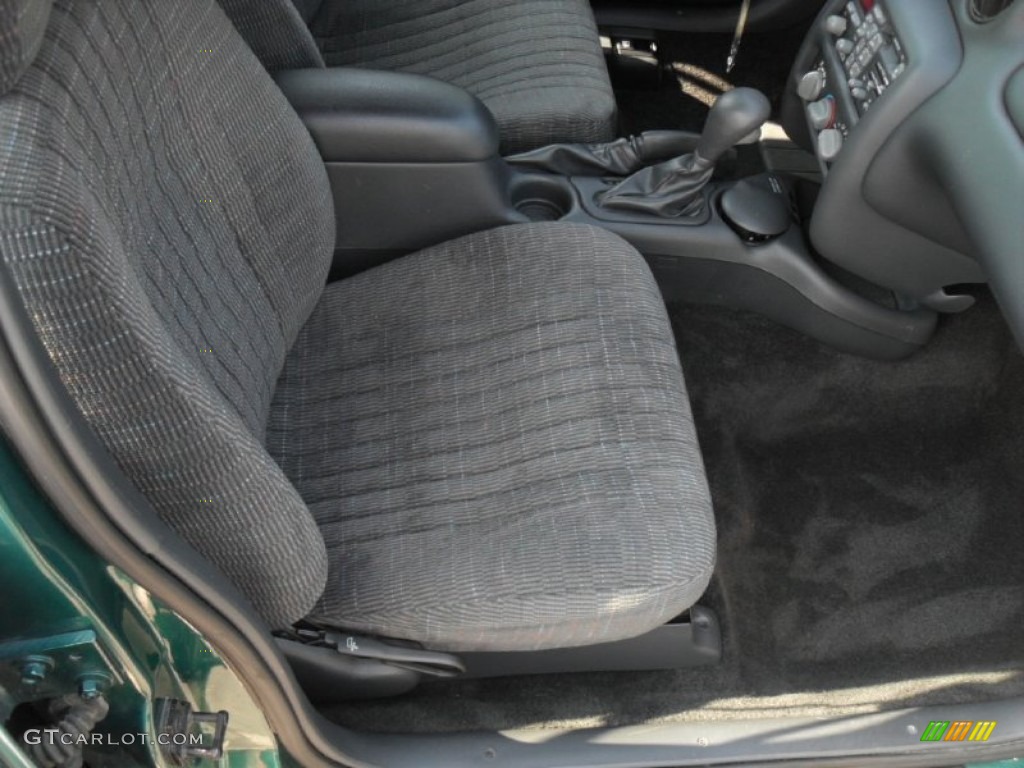 1997 Grand Am SE Sedan - Medium Green Blue Metallic / Graphite photo #18