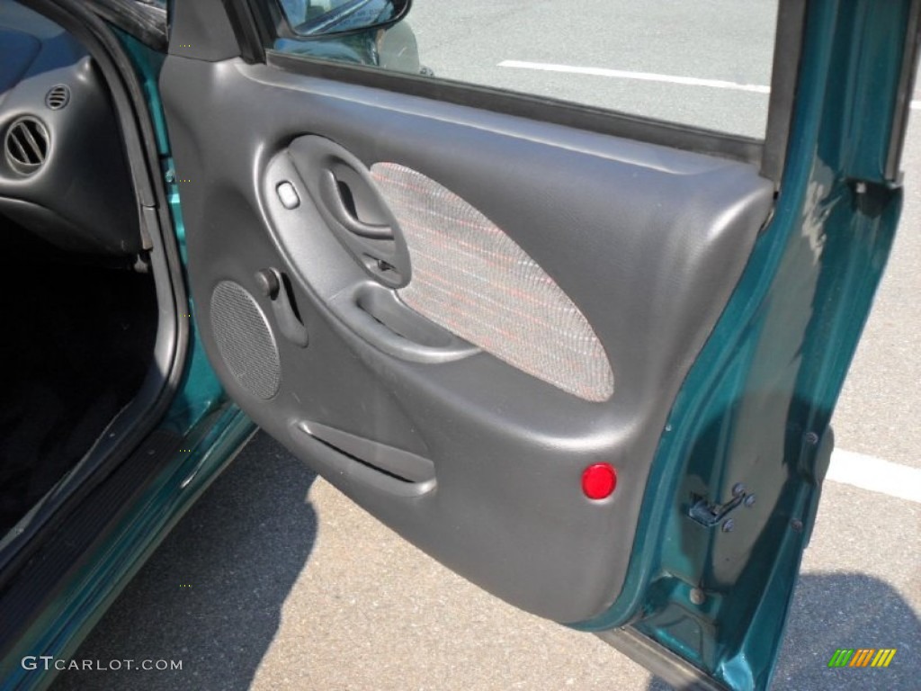 1997 Pontiac Grand Am SE Sedan Graphite Door Panel Photo #53096342