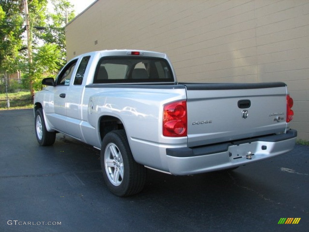 Bright Silver Metallic 2009 Dodge Dakota Lone Star Extended Cab Exterior Photo #53096417