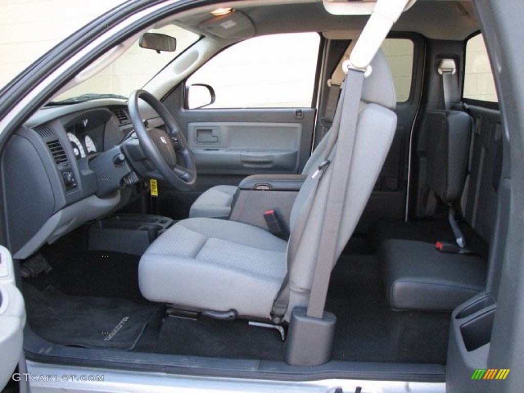 Dark Slate Gray/Medium Slate Gray Interior 2009 Dodge Dakota Lone Star Extended Cab Photo #53096432