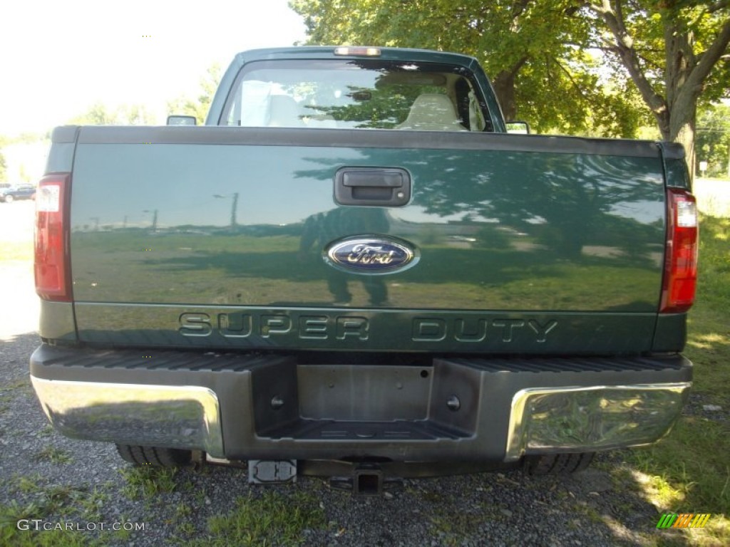 Forest Green Metallic 2008 Ford F250 Super Duty XLT Regular Cab 4x4 Exterior Photo #53096627