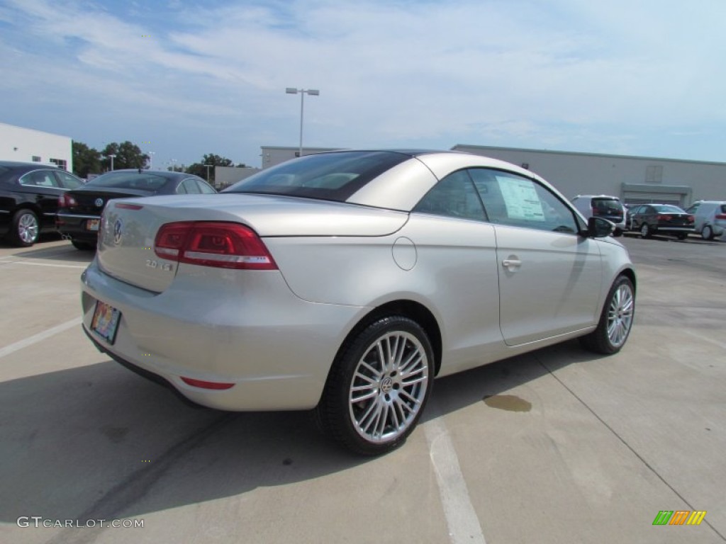 2012 Eos Komfort - Silver Leaf Metallic / Cornsilk Beige photo #2