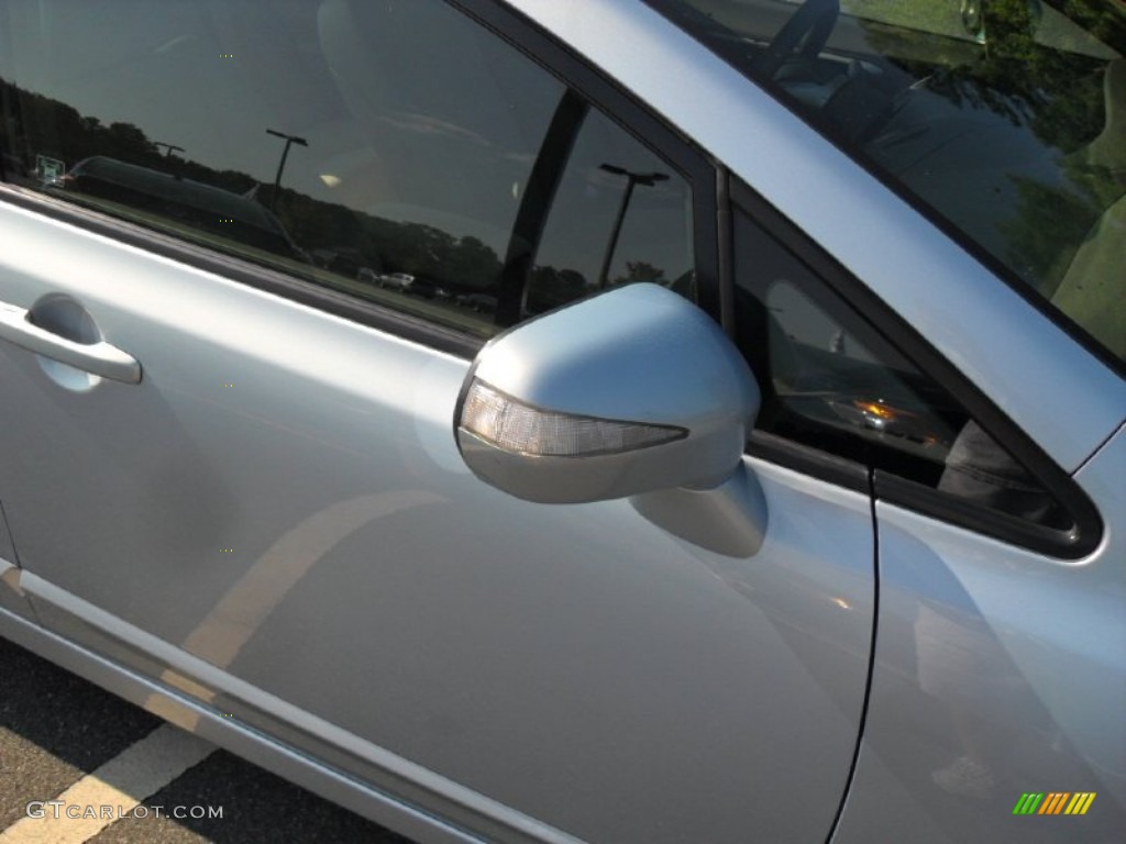 2007 Civic Hybrid Sedan - Opal Silver Blue Metallic / Ivory photo #22