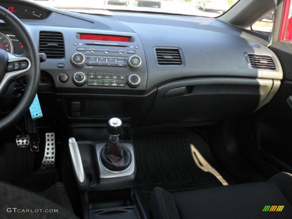 2011 Honda Civic Si Sedan Black Dashboard Photo #53097461