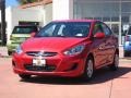 2012 Boston Red Hyundai Accent GLS 4 Door  photo #1