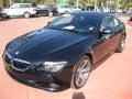 2009 Jet Black BMW 6 Series 650i Coupe  photo #1