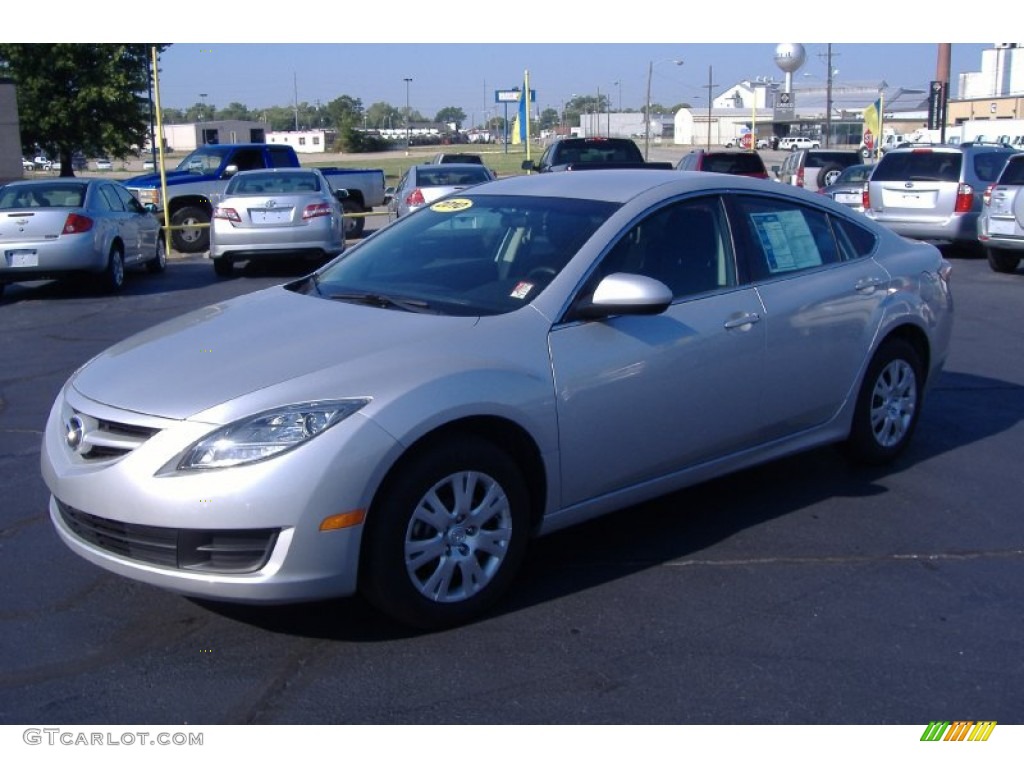 2010 MAZDA6 i Sport Sedan - Brilliant Silver Metallic / Black photo #1