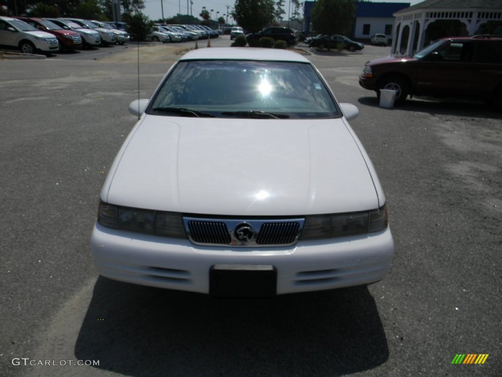 1994 Cougar XR7 - Vibrant White / Opal Grey photo #2