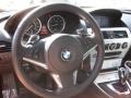 Black Dakota Leather 2009 BMW 6 Series 650i Coupe Steering Wheel