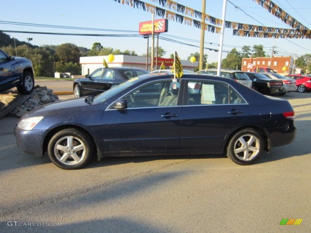 2003 Accord EX Sedan - Eternal Blue Pearl / Gray photo #2