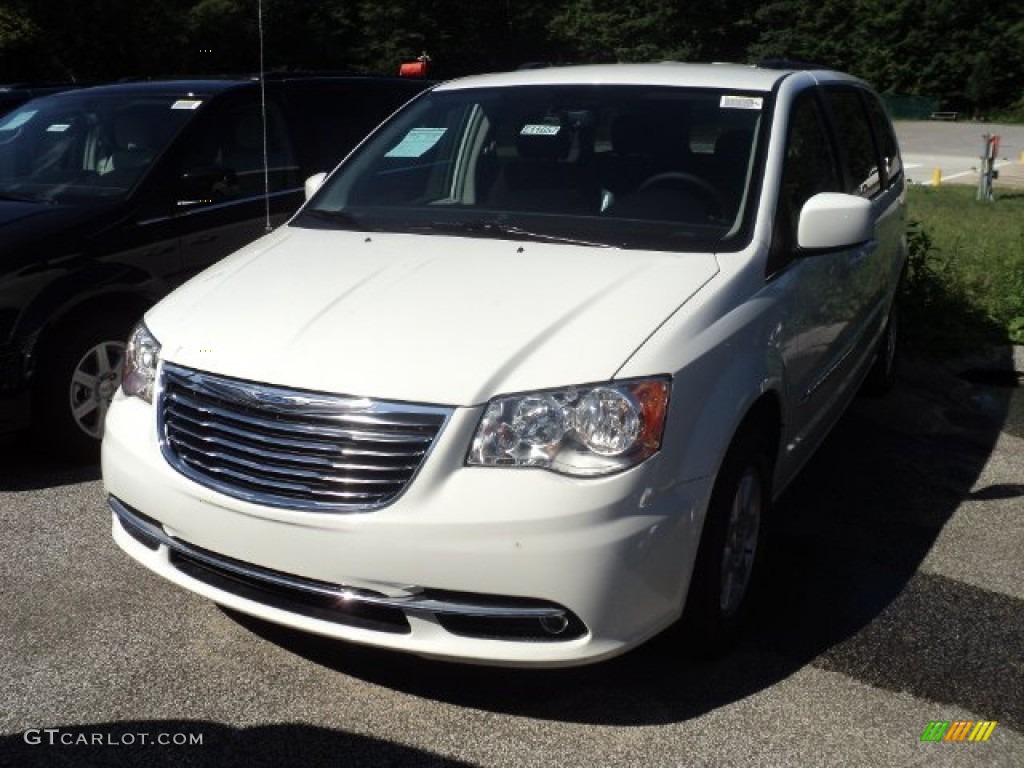 2012 Town & Country Touring - Stone White / Black/Light Graystone photo #1