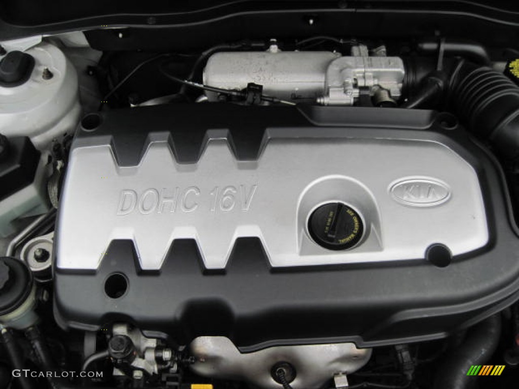 2006 Kia Rio Rio5 SX Hatchback 1.6 Liter DOHC 16-Valve VVT 4 Cylinder Engine Photo #53099243