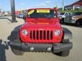 2009 Flame Red Jeep Wrangler Unlimited X 4x4  photo #8