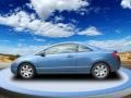 2007 Atomic Blue Metallic Honda Civic LX Coupe  photo #2