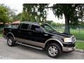 2005 Black Ford F150 Lariat SuperCrew 4x4  photo #11