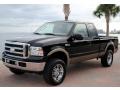 Black 2005 Ford F250 Super Duty Lariat FX4 SuperCab 4x4