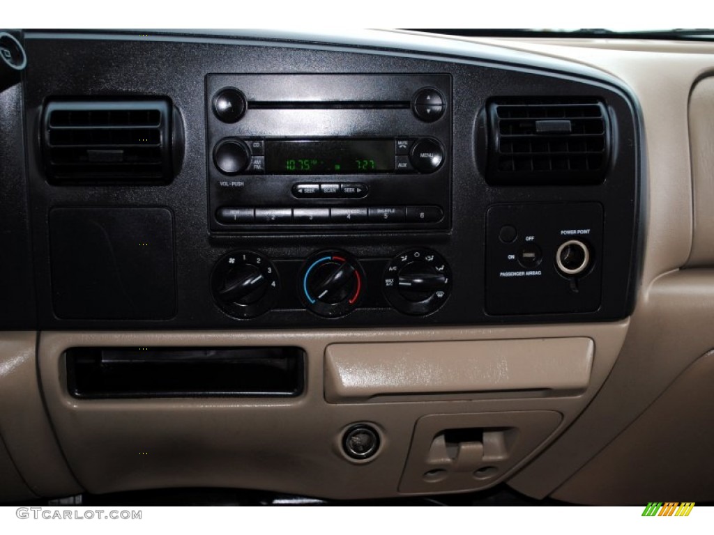 2005 F250 Super Duty Lariat FX4 SuperCab 4x4 - Black / Tan photo #50