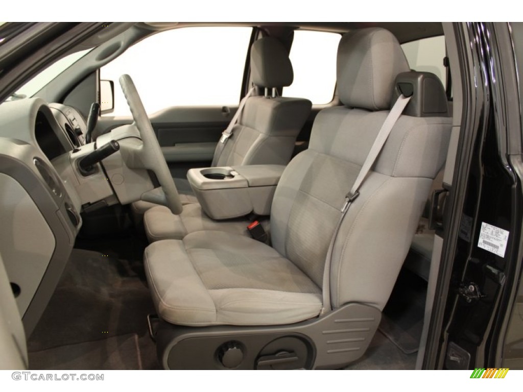 2004 F150 XLT SuperCab 4x4 - Black / Medium/Dark Flint photo #6