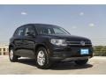 2012 Deep Black Metallic Volkswagen Tiguan SE  photo #1