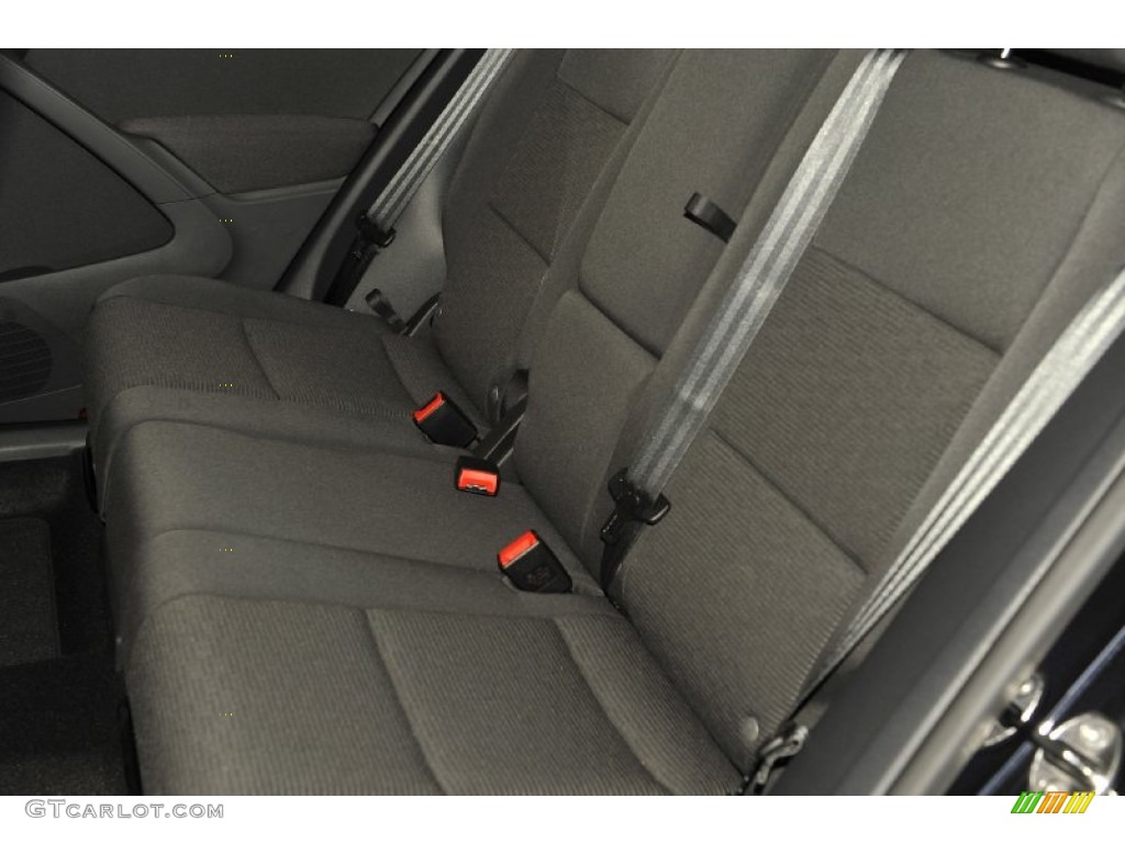 2012 Tiguan SE - Deep Black Metallic / Black photo #21