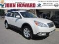 2011 Satin White Pearl Subaru Outback 2.5i Limited Wagon  photo #1
